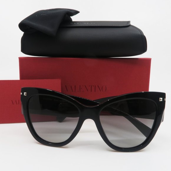 Valentino Accessories - Valentino VA 4028 5001/11 Black Sunglasses